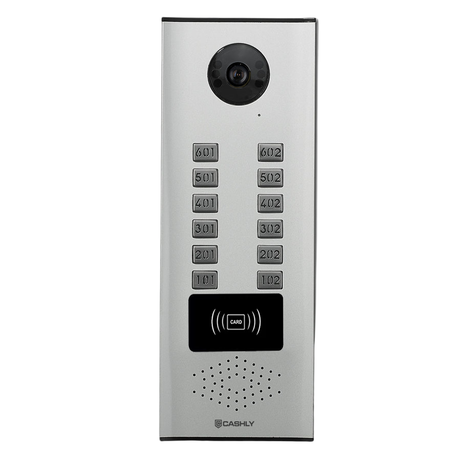 Ifulethi eli-12 leMulti Tenant Video Door Ucingo