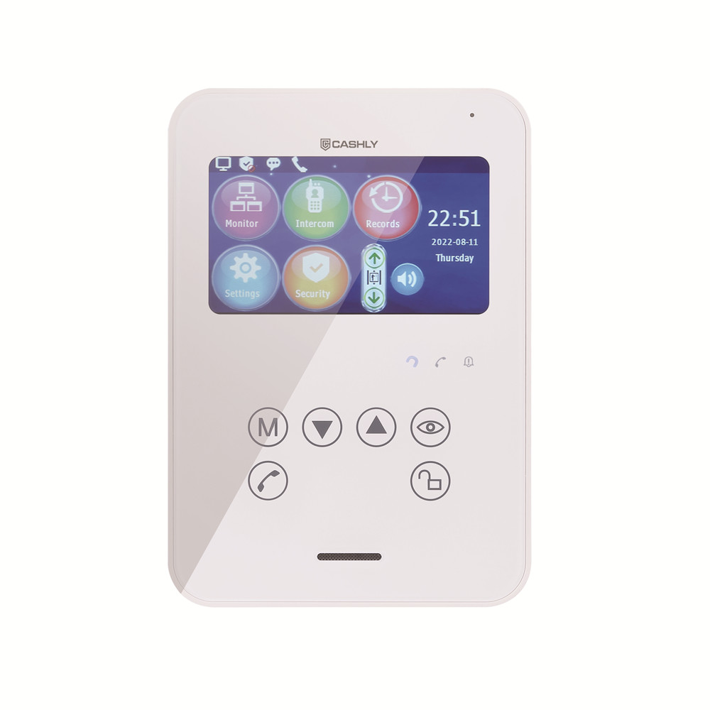 IP 4.3 inch touch button Indoor Monitor 