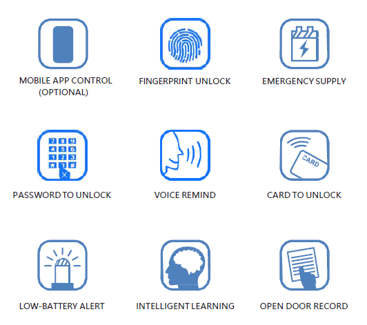 JSL-B16 Smart Lock Function