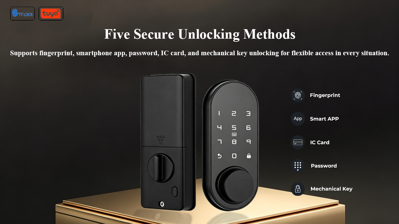JSL-D3 Password Smart Lock Five Secure Unlocking Methods