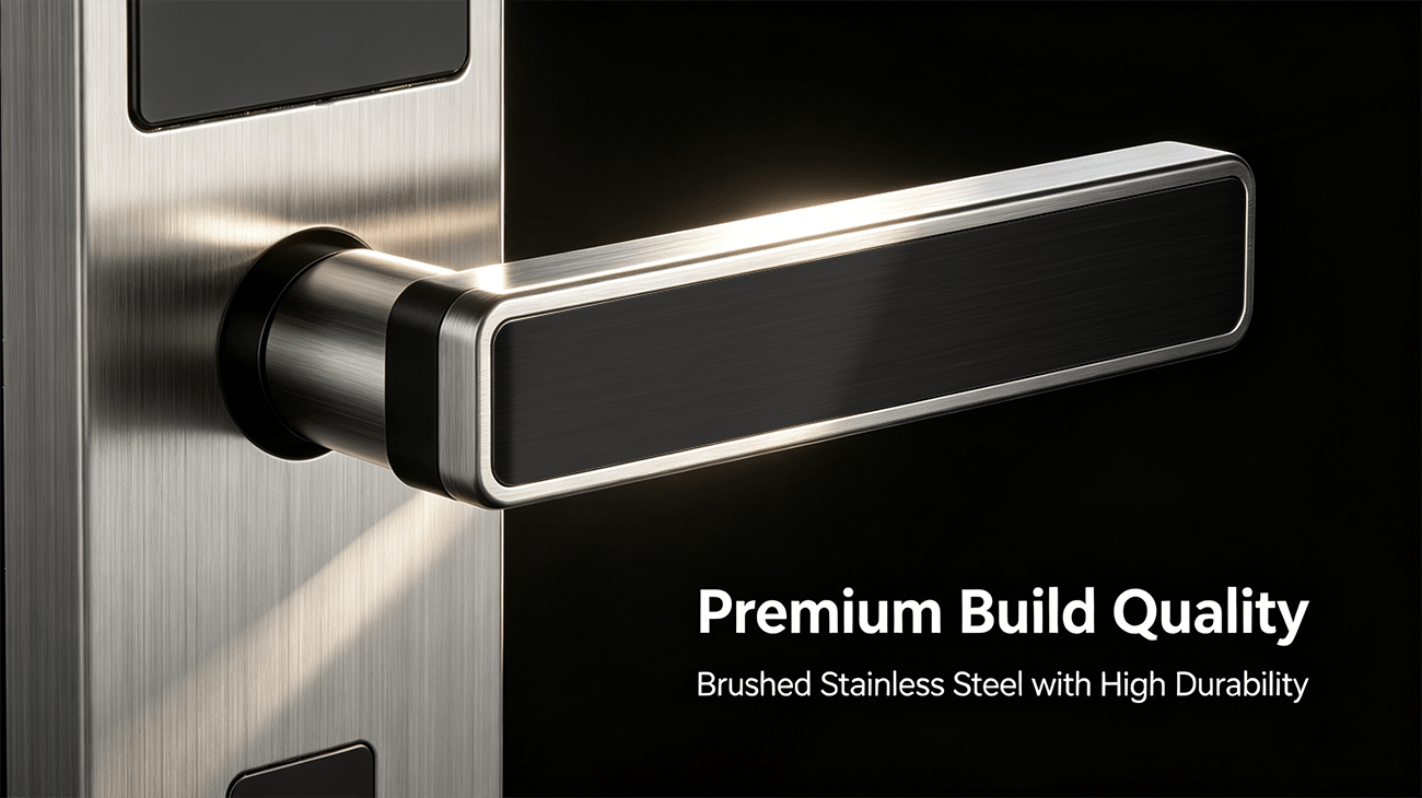 Material of handle fingerprint lock