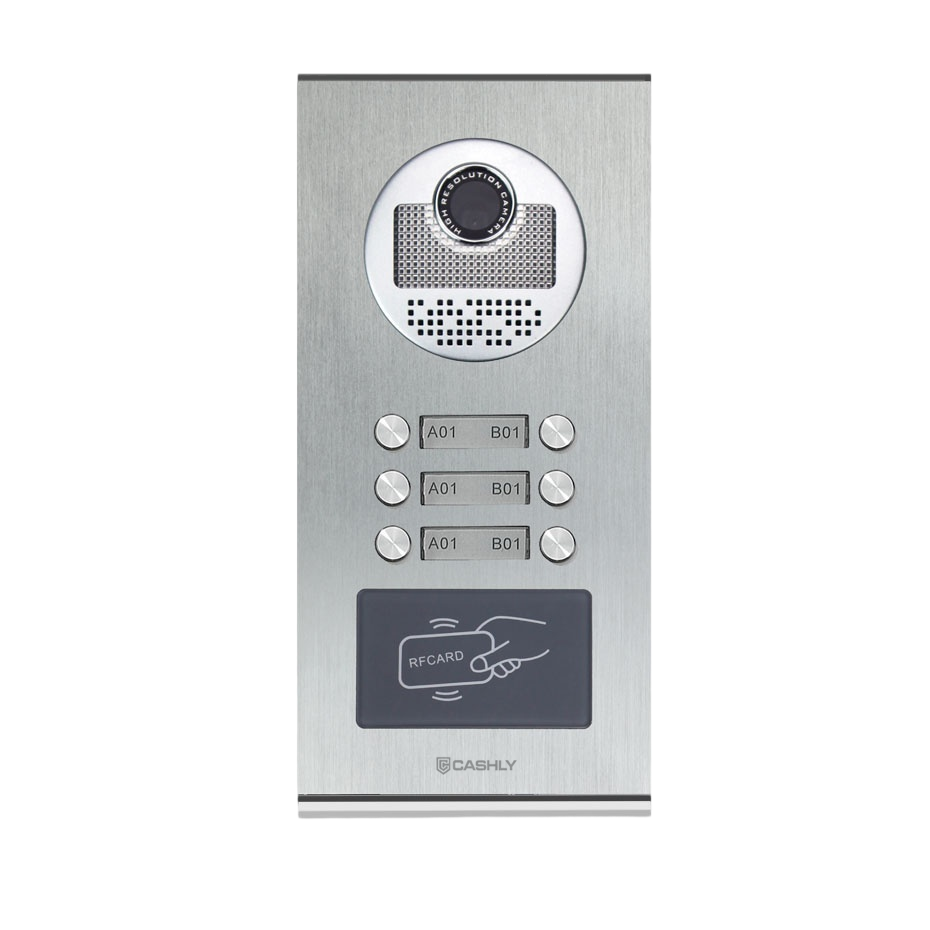 direct call 6 apartment video intercom 